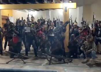 Cuarenta miembros armados de la Familia Michoacana aparecen en el video de Milpa Alta.