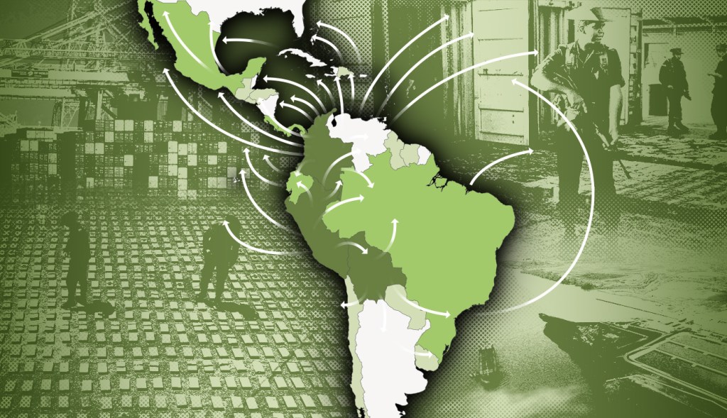 Cocaine seizures in Latin America