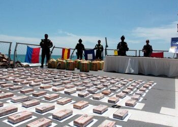 A shipment of cocaine caught on the river between Monagas and Sucre.