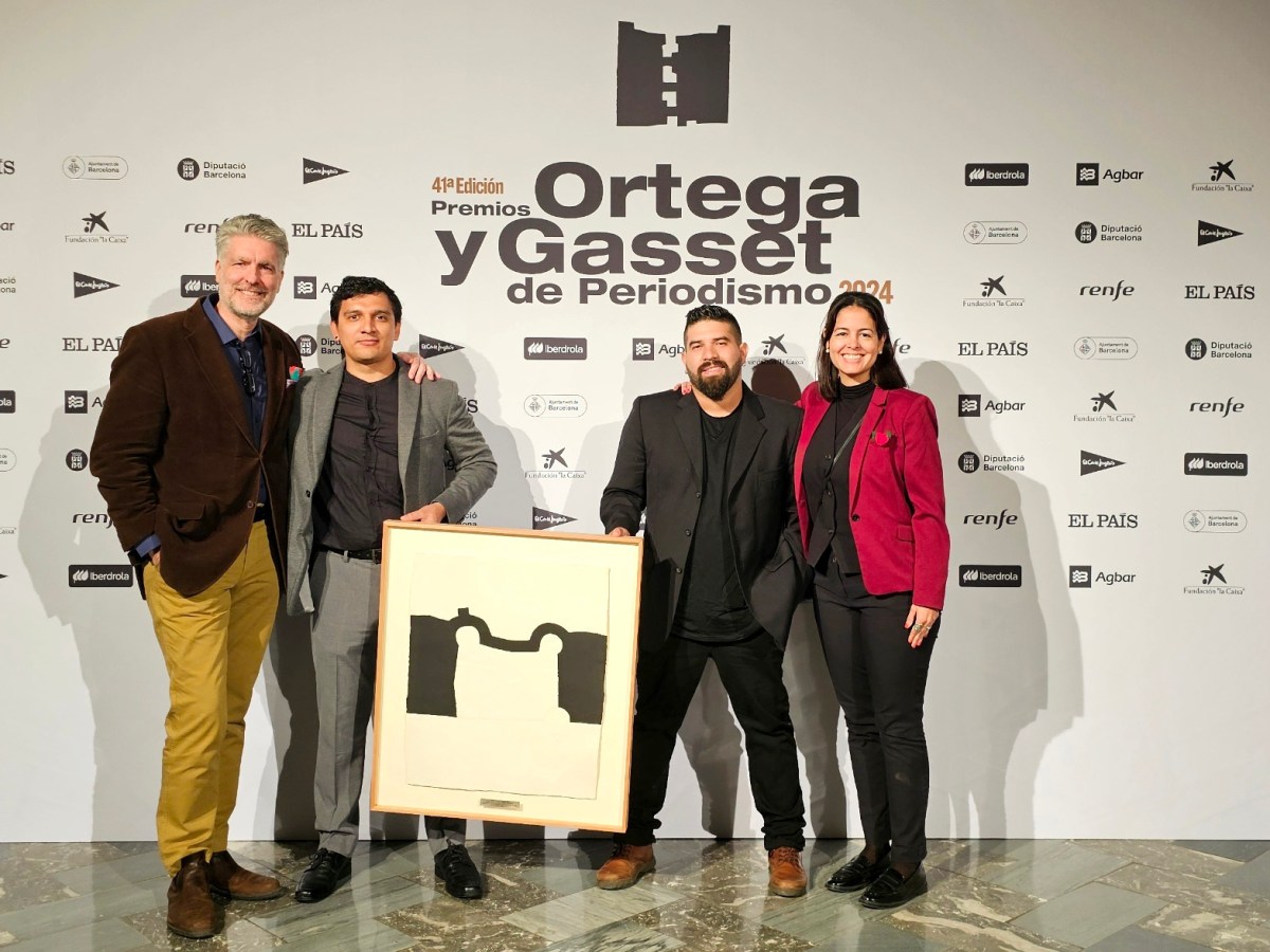 InSight Crime recibe en Barcelona el prestigioso premio Ortega y Gasset